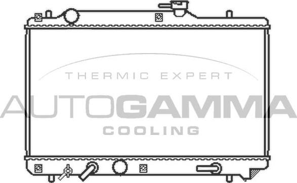 Autogamma 102323 - Radiators, Motora dzesēšanas sistēma ps1.lv