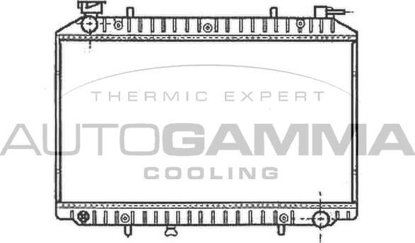 Autogamma 102200 - Radiators, Motora dzesēšanas sistēma ps1.lv