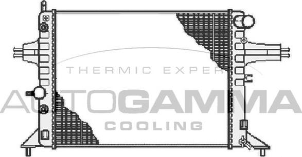 Autogamma 102219 - Radiators, Motora dzesēšanas sistēma ps1.lv