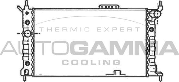 Autogamma 102217 - Radiators, Motora dzesēšanas sistēma ps1.lv