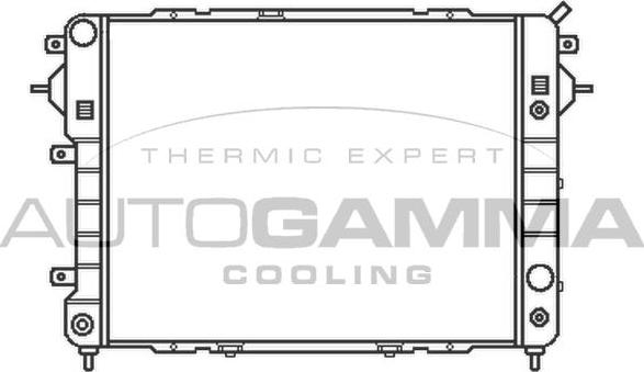 Autogamma 102239 - Radiators, Motora dzesēšanas sistēma ps1.lv