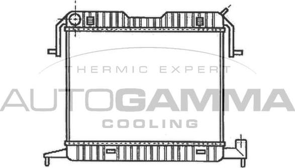 Autogamma 102235 - Radiators, Motora dzesēšanas sistēma ps1.lv