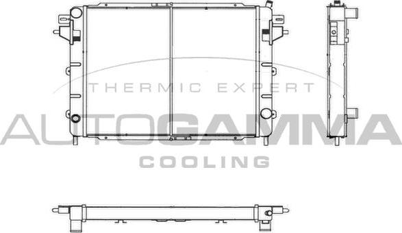 Autogamma 102237 - Radiators, Motora dzesēšanas sistēma ps1.lv