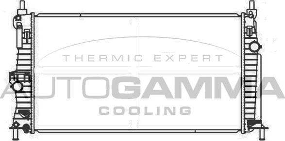 Autogamma 107425 - Radiators, Motora dzesēšanas sistēma ps1.lv