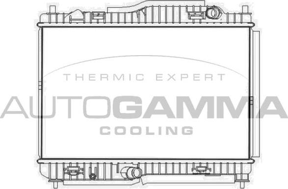 Autogamma 107582 - Radiators, Motora dzesēšanas sistēma ps1.lv