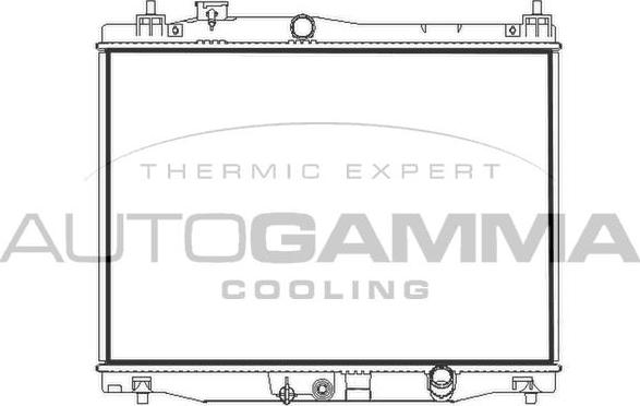 Autogamma 107844 - Radiators, Motora dzesēšanas sistēma ps1.lv