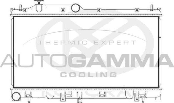 Autogamma 107720 - Radiators, Motora dzesēšanas sistēma ps1.lv