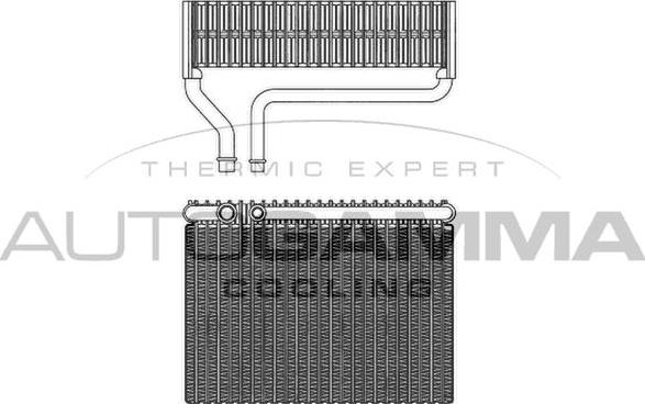 Autogamma 112045 - Iztvaikotājs, Gaisa kondicionēšanas sistēma ps1.lv