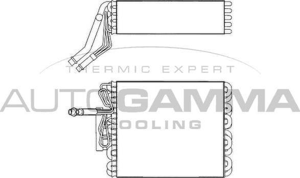 Autogamma 112062 - Iztvaikotājs, Gaisa kondicionēšanas sistēma ps1.lv