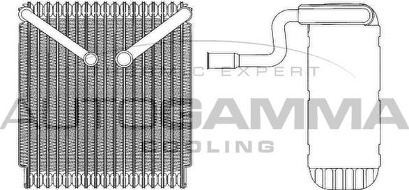 Autogamma 112100 - Iztvaikotājs, Gaisa kondicionēšanas sistēma ps1.lv