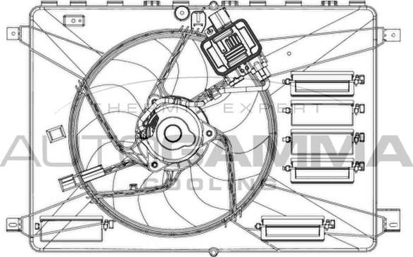 Autogamma GA200960 - Ventilators, Motora dzesēšanas sistēma ps1.lv