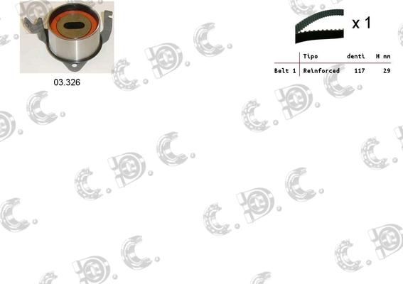 Autokit 04.5452 - Zobsiksnas komplekts ps1.lv