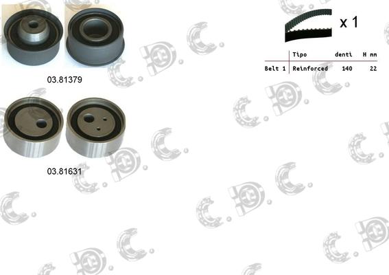 Autokit 04.5466 - Zobsiksnas komplekts ps1.lv