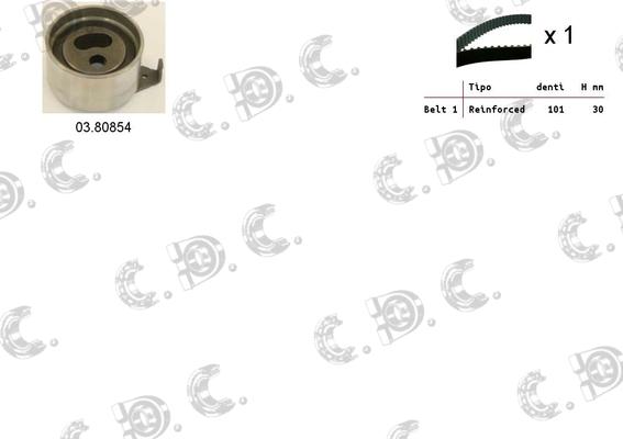 Autokit 04.5407 - Zobsiksnas komplekts ps1.lv