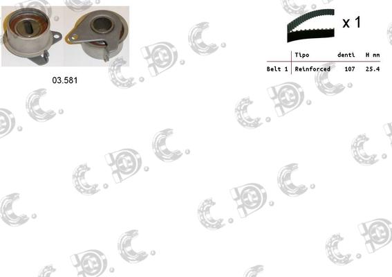 Autokit 04.5433 - Zobsiksnas komplekts ps1.lv