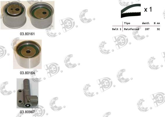 Autokit 04.5421 - Zobsiksnas komplekts ps1.lv