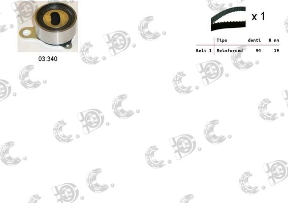 Autokit 04.5423 - Zobsiksnas komplekts ps1.lv