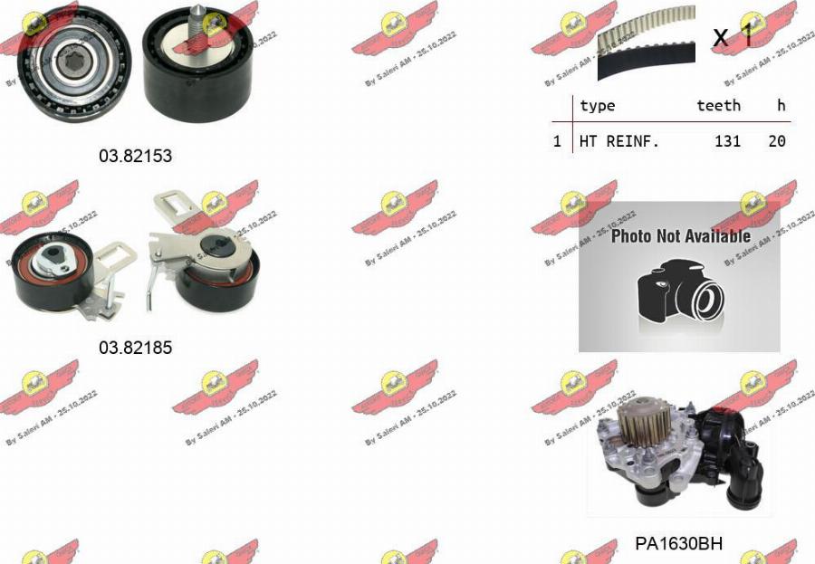 Autokit 04.5476PA2 - Ūdenssūknis + Zobsiksnas komplekts ps1.lv