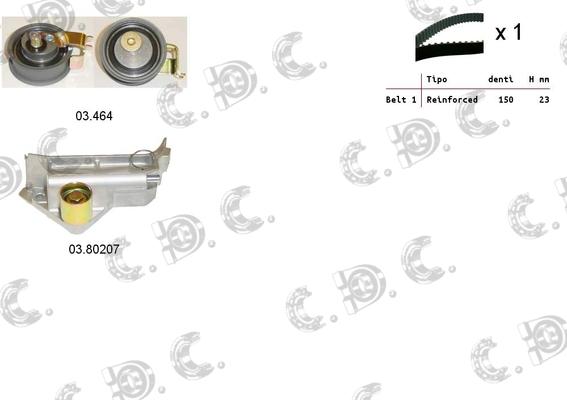 Autokit 04.5098 - Zobsiksnas komplekts ps1.lv