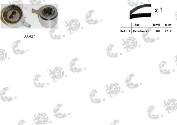 Autokit 04.5093 - Zobsiksnas komplekts ps1.lv