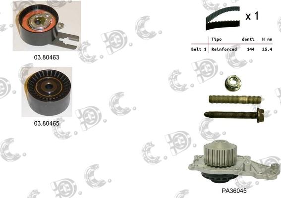 Autokit 04.5049PA - Ūdenssūknis + Zobsiksnas komplekts ps1.lv