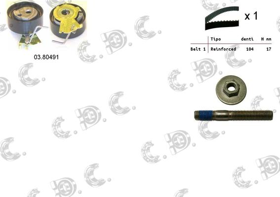 Autokit 04.5048 - Zobsiksnas komplekts ps1.lv