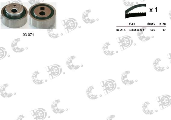 Autokit 04.5055 - Zobsiksnas komplekts ps1.lv