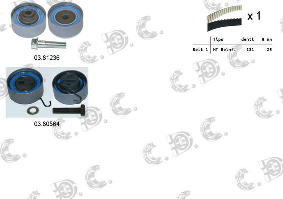 Autokit 04.5057 - Zobsiksnas komplekts ps1.lv