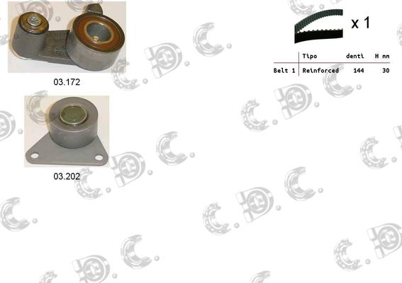 Autokit 04.5085 - Zobsiksnas komplekts ps1.lv