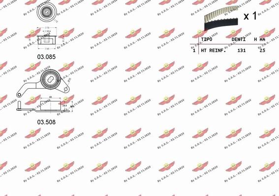 Autokit 04.5034 - Zobsiksnas komplekts ps1.lv