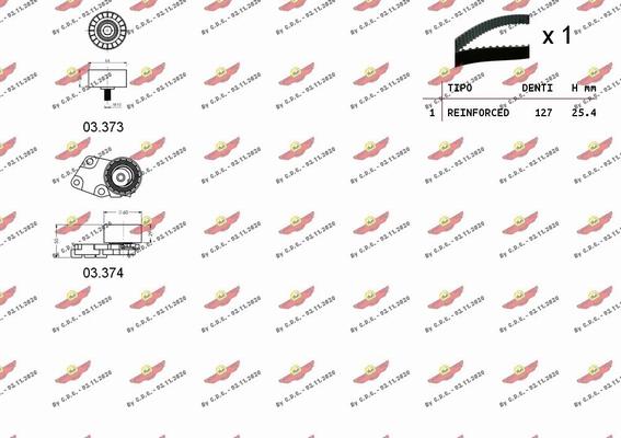 Autokit 04.5032 - Zobsiksnas komplekts ps1.lv