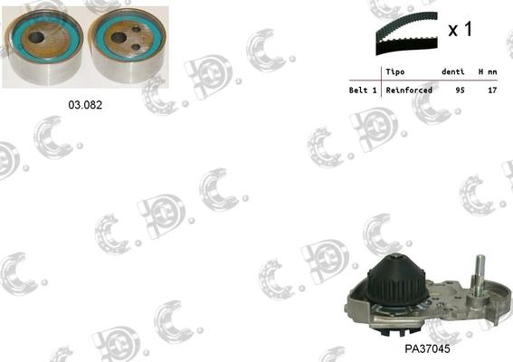 Autokit 04.5029PA - Ūdenssūknis + Zobsiksnas komplekts ps1.lv