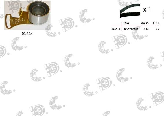 Autokit 04.5144 - Zobsiksnas komplekts ps1.lv