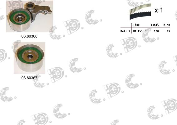 Autokit 04.5145 - Zobsiksnas komplekts ps1.lv