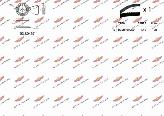 Autokit 04.5143 - Zobsiksnas komplekts ps1.lv