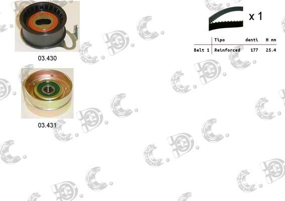 Autokit 04.5159 - Zobsiksnas komplekts ps1.lv