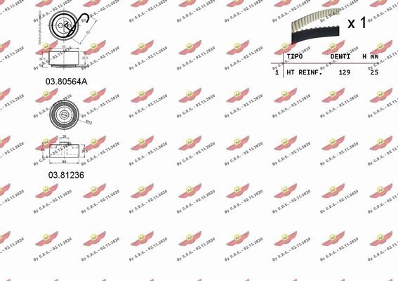 Autokit 04.5115 - Zobsiksnas komplekts ps1.lv