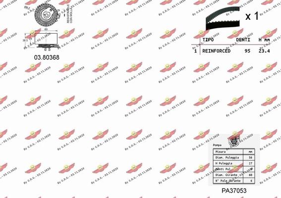 Autokit 04.5111PA - Ūdenssūknis + Zobsiksnas komplekts ps1.lv