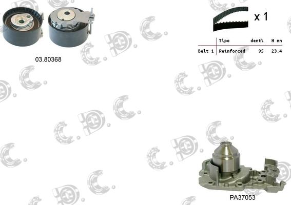 Autokit 04.5111PA - Ūdenssūknis + Zobsiksnas komplekts ps1.lv