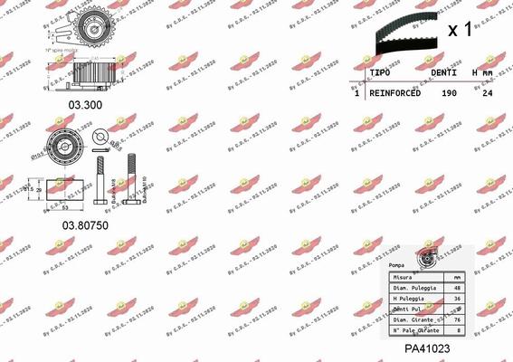 Autokit 04.5125PA - Ūdenssūknis + Zobsiksnas komplekts ps1.lv