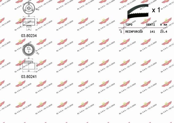 Autokit 04.5126 - Zobsiksnas komplekts ps1.lv