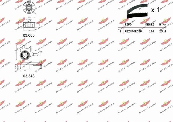 Autokit 04.5210 - Zobsiksnas komplekts ps1.lv