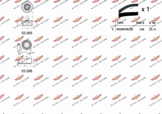 Autokit 04.5176 - Zobsiksnas komplekts ps1.lv