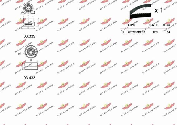 Autokit 04.5178 - Zobsiksnas komplekts ps1.lv