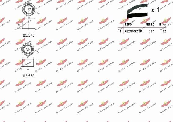 Autokit 04.5394 - Zobsiksnas komplekts ps1.lv