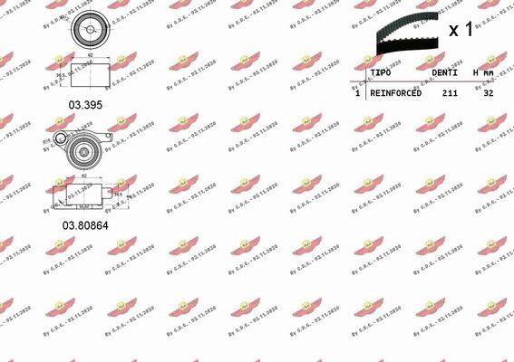 Autokit 04.5397 - Zobsiksnas komplekts ps1.lv