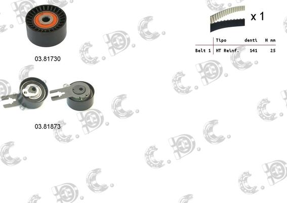 Autokit 04.5359 - Zobsiksnas komplekts ps1.lv