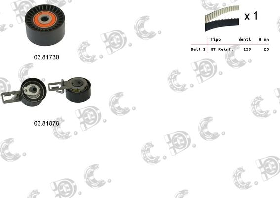 Autokit 04.5365 - Zobsiksnas komplekts ps1.lv