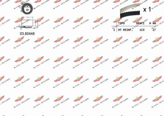 Autokit 04.5334 - Zobsiksnas komplekts ps1.lv