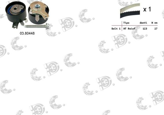 Autokit 04.5334 - Zobsiksnas komplekts ps1.lv